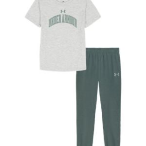 UA Tech Little Boys' Short Sleeve & Joggers Set